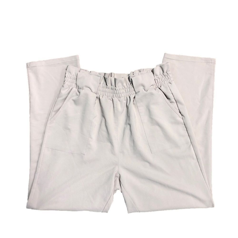 P217 Grace Karin Light Weight Beige Dress Pants Size L